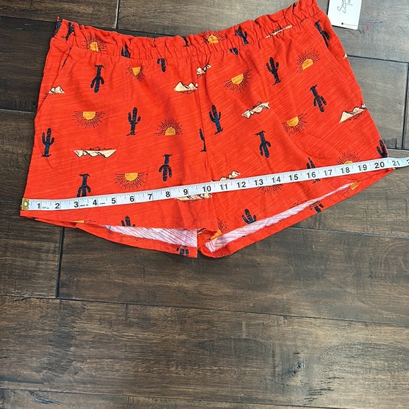 Secret Treasures Orange Cacti and Sunshine Cotton Sleep Shorts - Picture 8 of 14